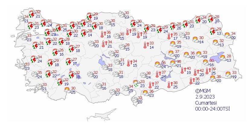 Meteoroloji'den 9 ile sarı kodlu uyarı. Gök gürültülü sağanak yağış geliyor 11